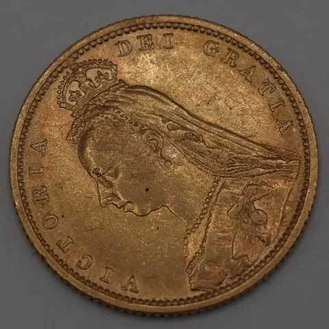 1892 Half Gold Sovereign