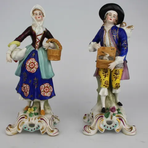 Pair of Vintage Sitzendorf Figurines
