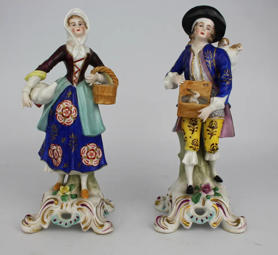 Pair of Vintage Sitzendorf Figurines