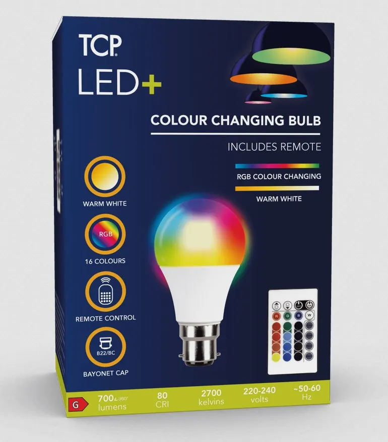 (131/P) Contents Of Large Box – A Quantity Of Mixed Bulbs. Lot Includes TCP Smart & Vintage Bulbs,