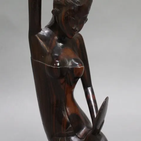 Fine Carved Tribal Figural Sculpture by Parta