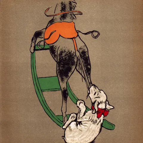 Cecil Aldin 1909 Rough Haired Terrier “Pickles” Dog Illustration-7.