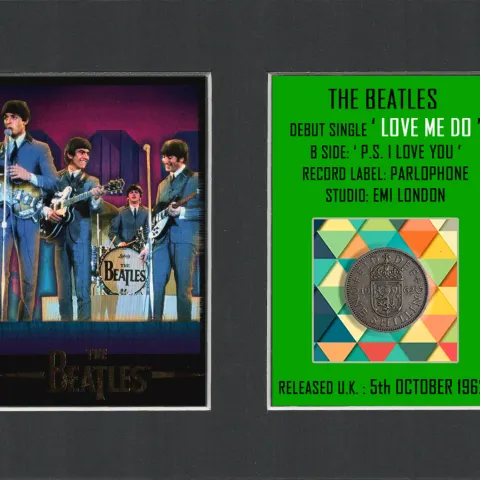 The Beatles 60th Anniversary First Single Release Coin Gift Set.