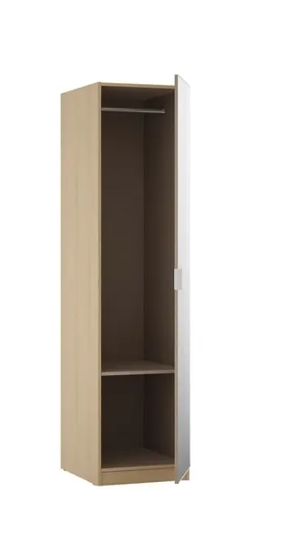 John Lewis ANYDAY Mix it Single Wardrobe, Natural Oak RRP £100