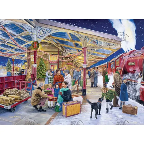 Coming Home For Christmas  Extra Large Designed Metal Wall Art