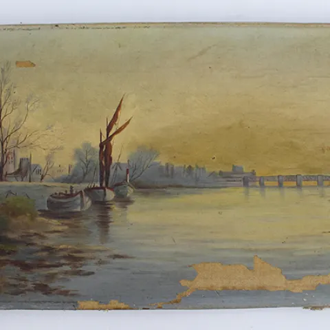 Pair of Victorian Landscapes Oil on Canvas