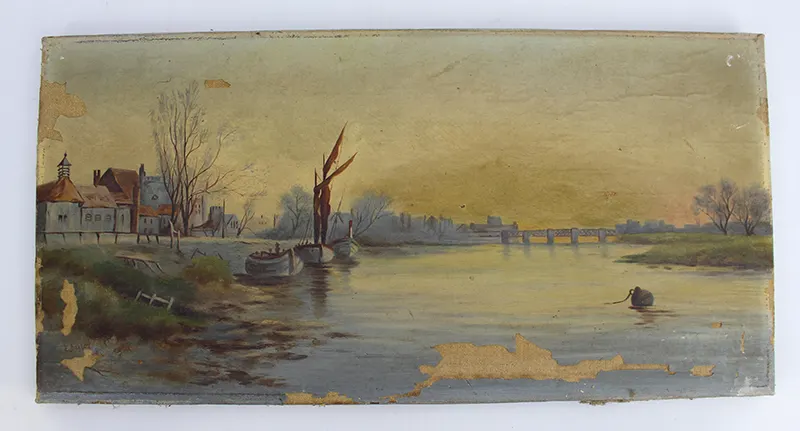 Pair of Victorian Landscapes Oil on Canvas
