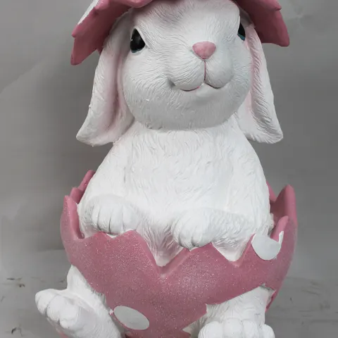 Hand Painted Decorative Easter Bunny in Egg