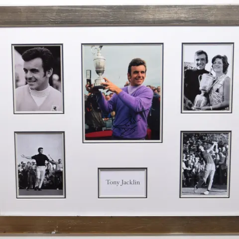 TONY JACKLIN original signed presentation