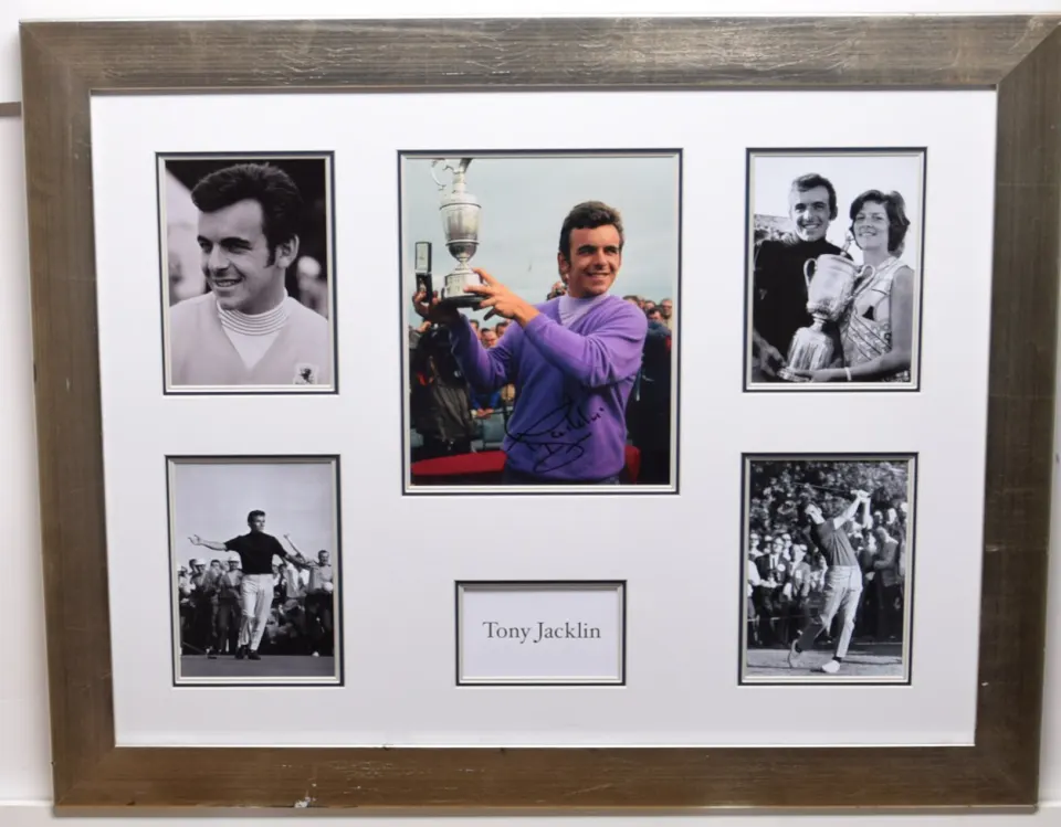 TONY JACKLIN original signed presentation