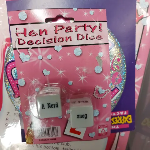 Hen Party Items x 20 Min