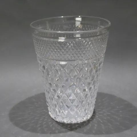 Vintage Cut Glass Crystal Vase Champagne Bucket