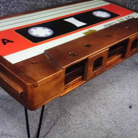 Cassette Style Retro Coffee Table/New