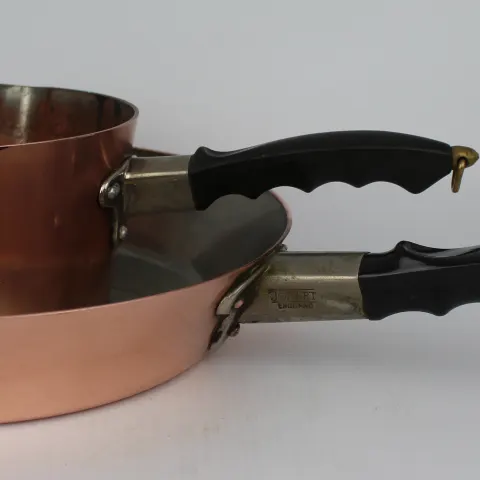 Vintage Copper Jonart England Saucepan & Frying Pan