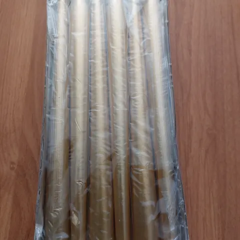 Box of 12 lounge gold candles