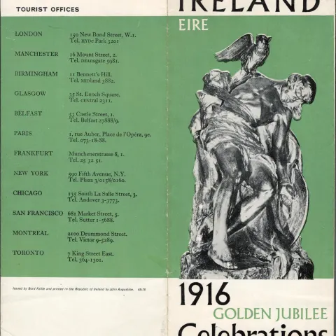 Rare 1966 Easter Rising 50th Anniversary. Programme of Events Brochure