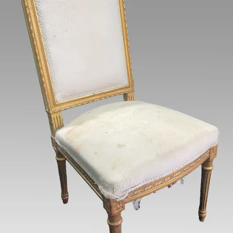 Vintage Occasional Gilt Chair