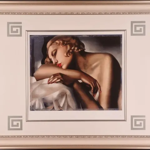 Tamara de Lempicka "Sleeping Girl" Certified Rare Limited Edition