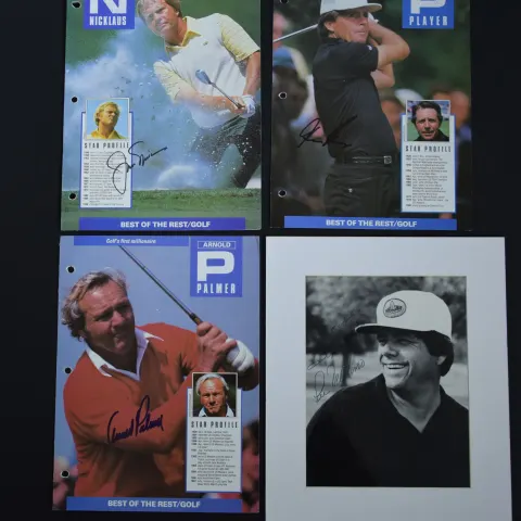 Golfs "Big 4" Original Signatures