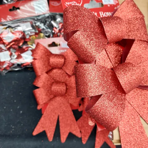 Christmas packs inc bows, bags, advent calenders etc