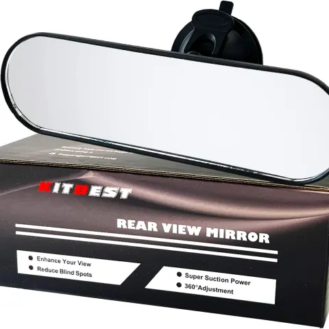 21 x Adhesive Interior Suction Cup Rearview Mirror (220 x 64mm) RRP £11.99 ea. L2b