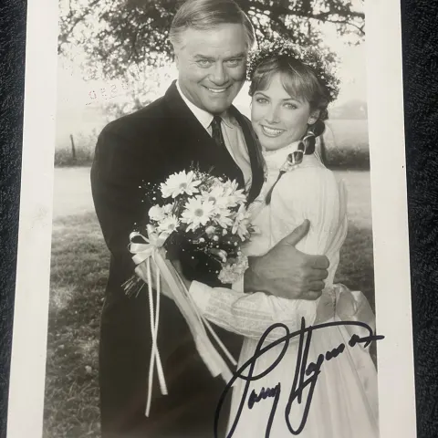 Larry Hagman Signed