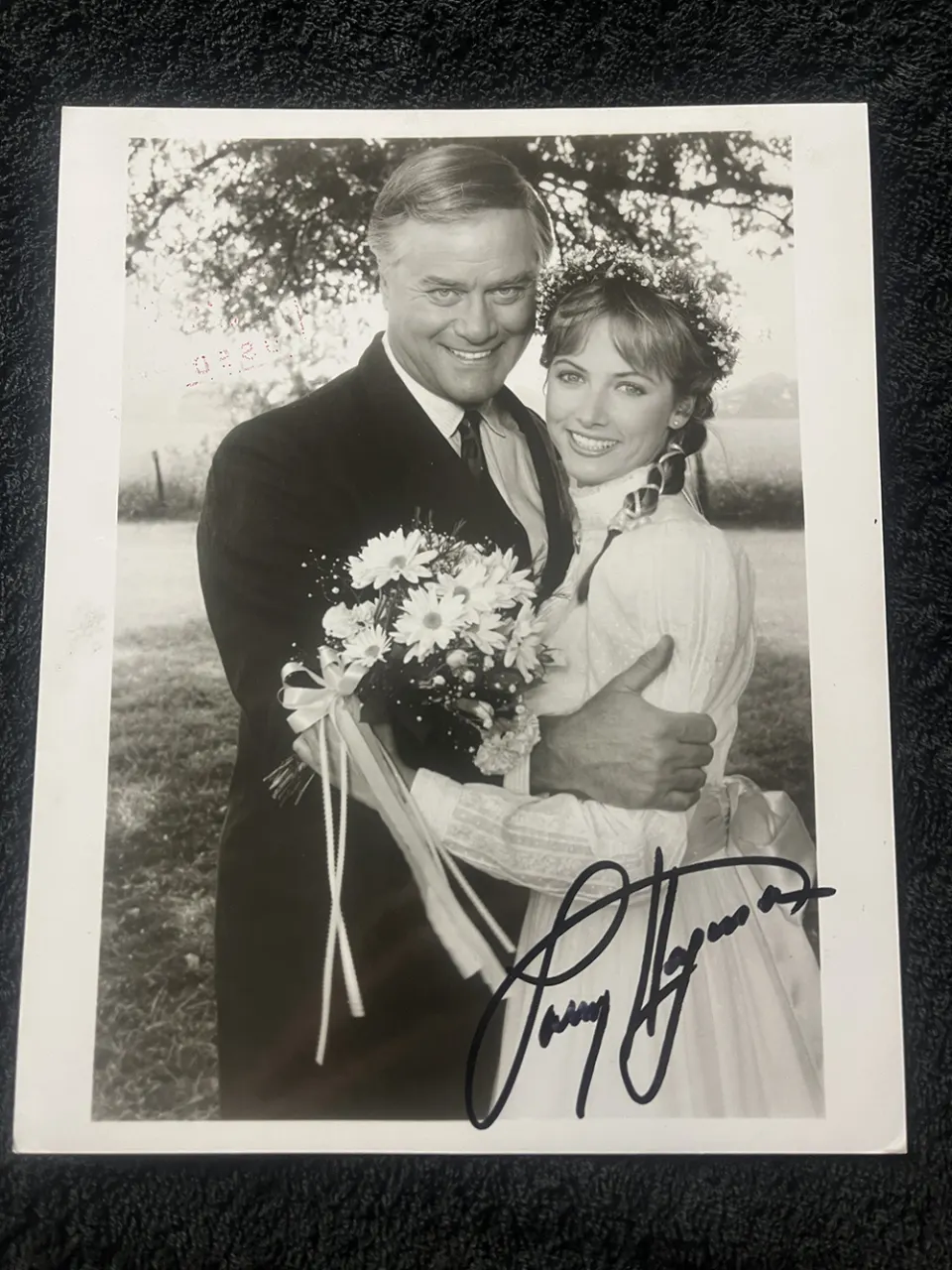 Larry Hagman Signed