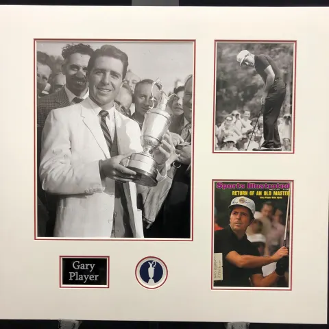 GARY PLAYER original signed presentation