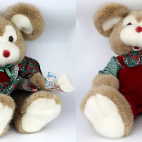 Pair of Vintage Commonwealth Toys Merry Mice