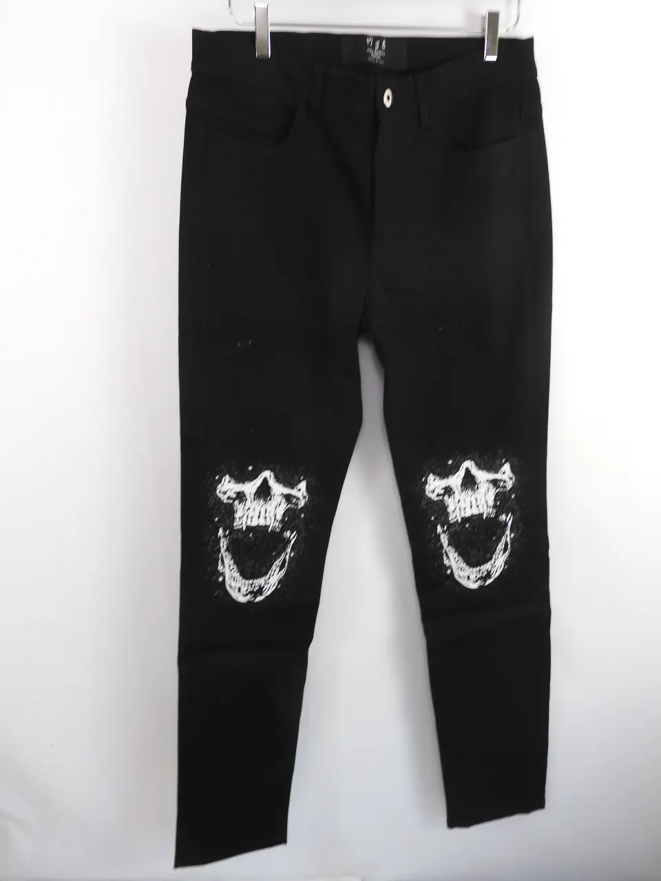 MJB Marc Jaques Burton Denim Skull Crixus Jeans, Online Price £595, Size 32