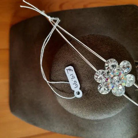 Crystal headband flower