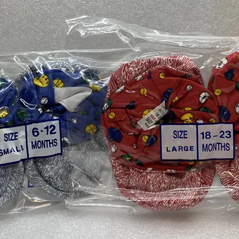 12 x Children's 6-12 Month Booties