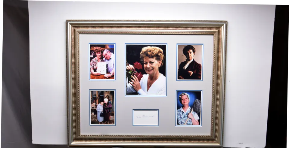 JEAN ALEXANDER framed original signature presentation