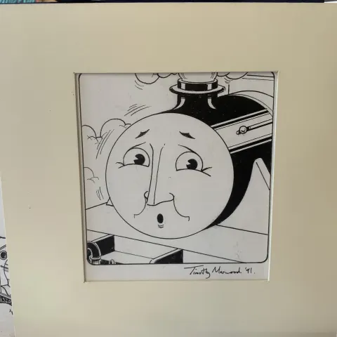 Thomas The Tank Engine & Friends Original Artwork, Signed By Timothy Marwood