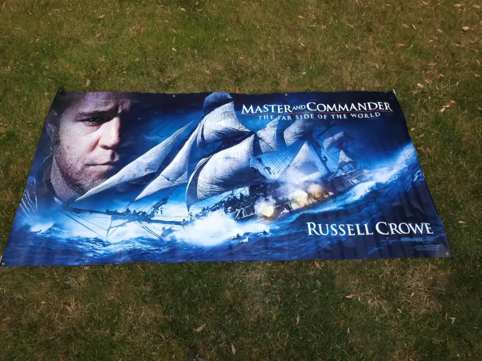 Master and Commander UK Cinema Banner Russell Crowe 2003