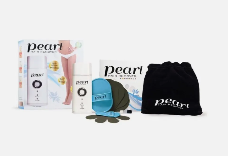 JML Pearl Hair Remover Set Inc 15 Pieces - Thermo Transmitter Tech - RRP £40/New