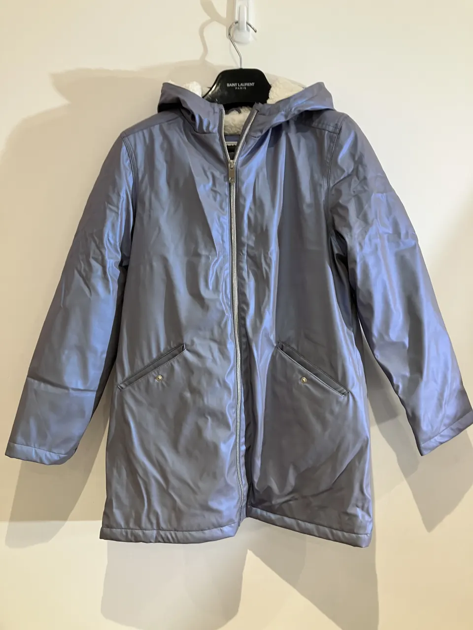 M & S Coat worn by a body double