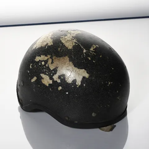 Bob Champion skull Cap from the Lester Piggott collection.