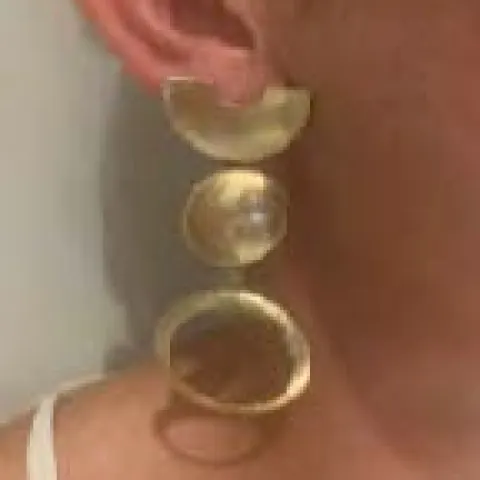 50 x BRAND NEW PRETTYLITTLETHING GOLD ART DECOEARRINGS Total RRP £175 (£6.99 Each)