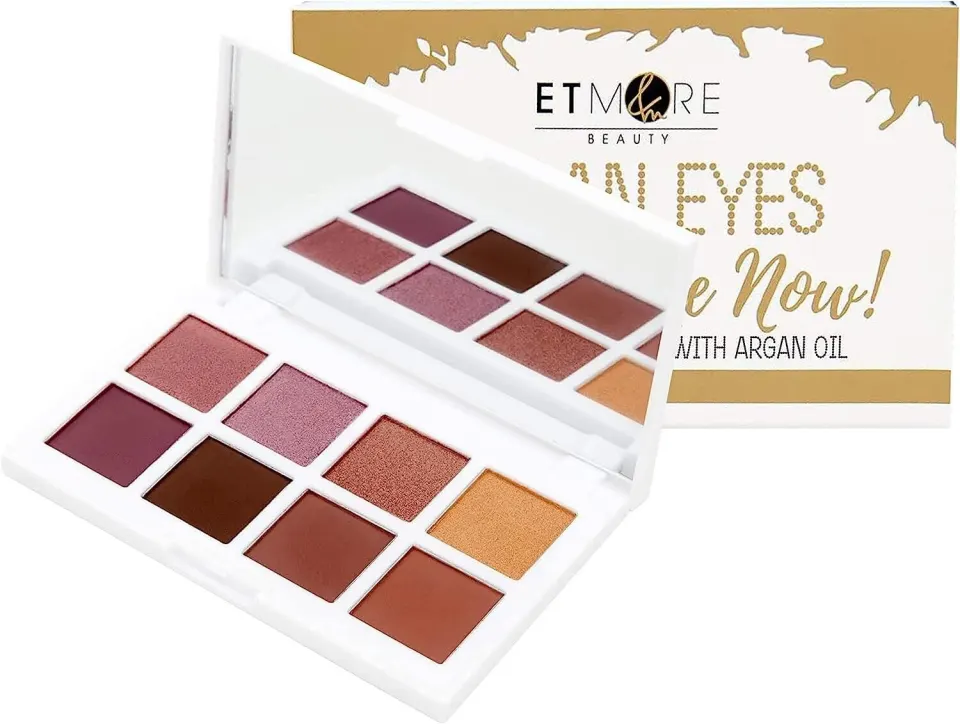 5 X ETMORE ARGAN OIL Eye Shadow Palette - LOOK AT ME NOW. RRP £100 - GRADE A