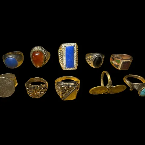 10 Near Eastern Islamic Rings (£8 UK £18 International)