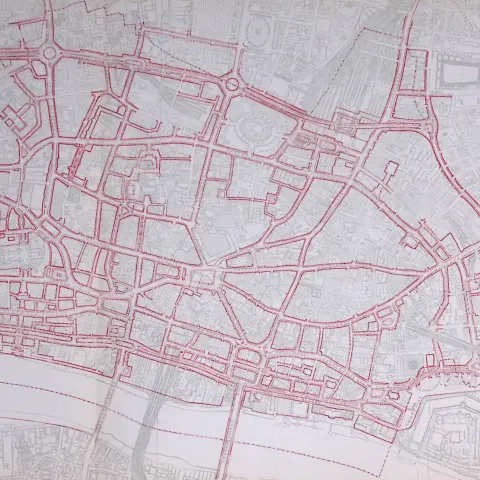 The City of London Proposed Reconstruction Development Plans After World War 2 Damage-9