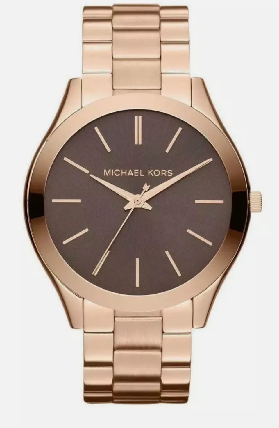 Michael Kors Mk3181 Ladies Rose Gold Slim Runway Watch