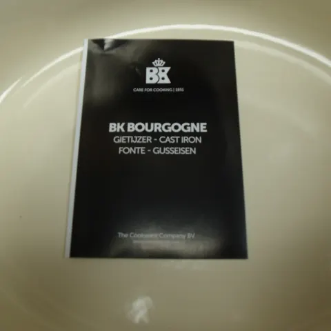 1pc Heavy Duty Premium Cast Iron 32cm BKK cooking pot in black - rrp £89.99