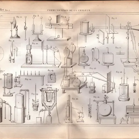 Experimental Physics Optics Meteorology Instruments Etc Antique Diagram-18.