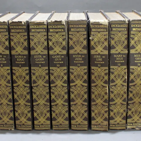 18 Volumes Part Encylopaedia Britannica 14th Edition