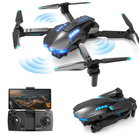 Drone with 1080P HD Dual Camera 120° Adjustable Lens Foldable RC Quadcopter Toys 42