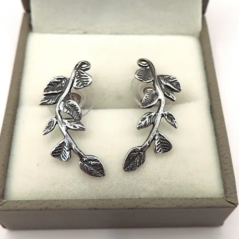 Artisan Sterling Silver Earrings New With Gift Pouch