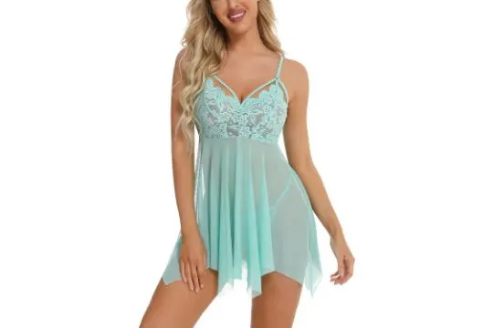 10 x Women Sexy Lingerie Sets Front Open Closure V Neck