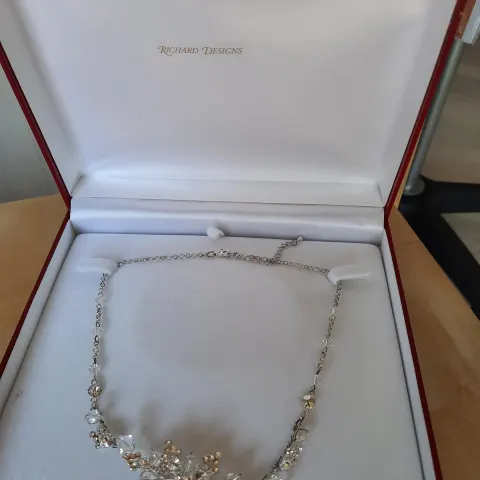 Crystal necklace.  Richard Designs RRP £199
